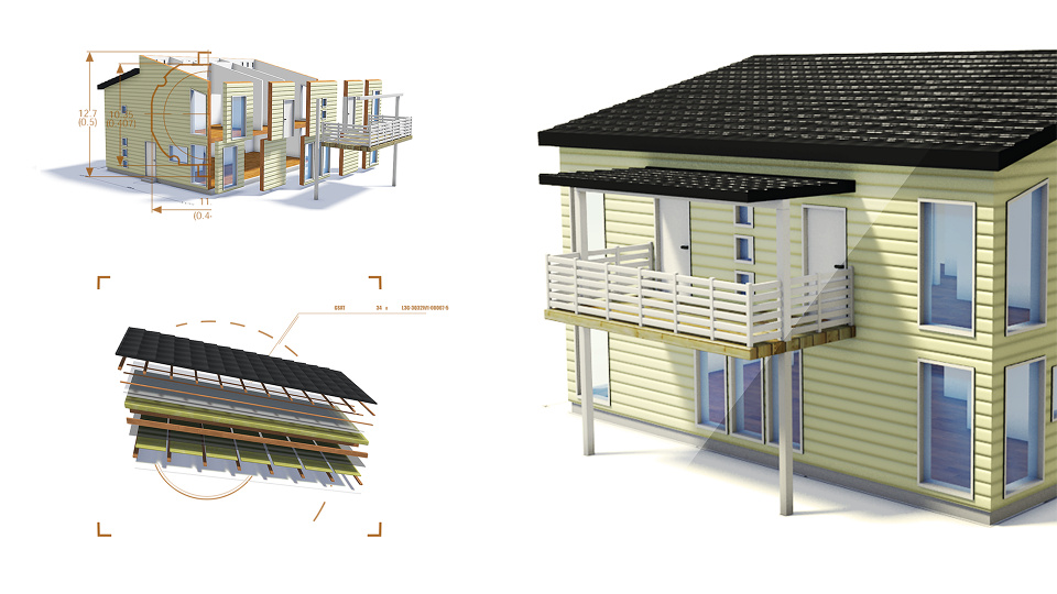 3d house visualization