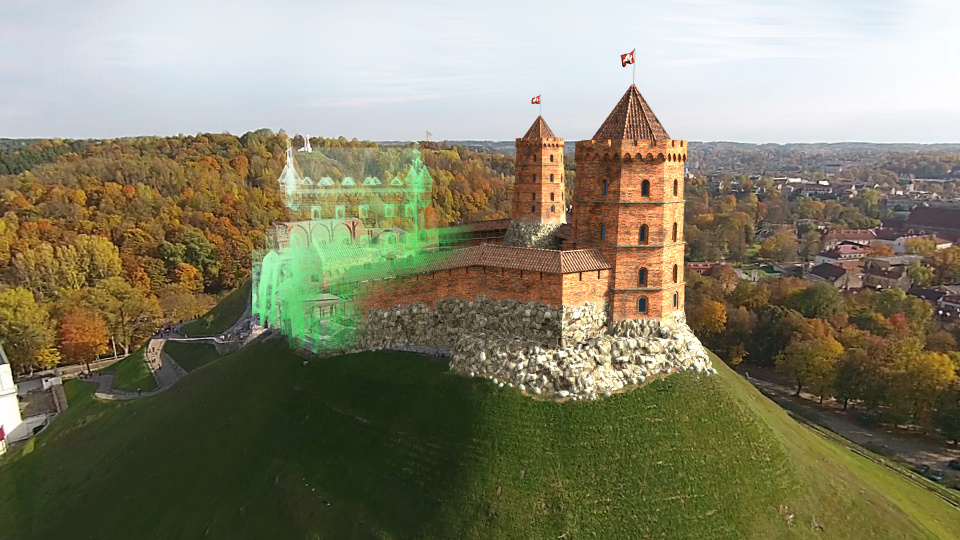 reconstructed vilnius castle